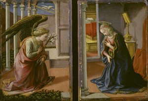 Dittico - Annunciazione, c.1450-55