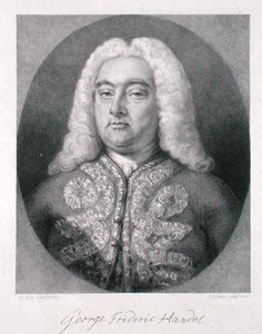 George Frederick Handel (1685-1759) inciso da Frederick Christian Lewis I (1779-1856) 1828