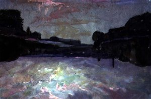 Fiume-Tramonto da Francis Abel William Taylor Armstrong