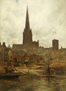 La chiesa di St Mary Redcliffe da Francis Abel William Taylor Armstrong