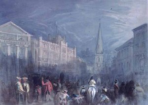 Veduta di Broad Street, Bristol da Francis Abel William Taylor Armstrong