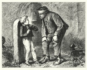 Illustrazione per Grandi Speranze di Charles Dickens da Francis Arthur Fraser