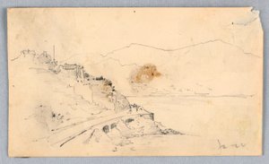 Città costiera italiana da Francis Augustus Lathrop
