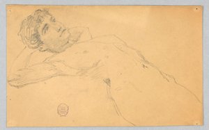 Schizzo di nudo femminile