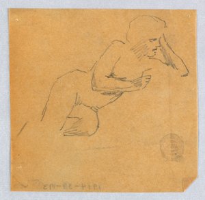 Schizzo di nudo femminile