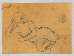 Schizzo di un Nudo Femminile
