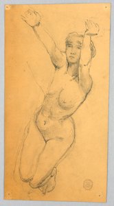 Schizzo di un nudo femminile