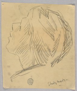 Schizzo della testa di una donna