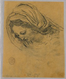 Studio per la testa della Madonna