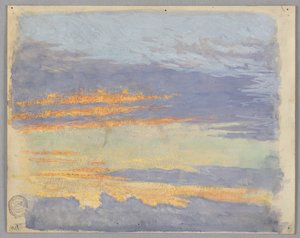 Studio di nuvole, Roma, Italia da Francis Augustus Lathrop