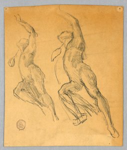 Due schizzi di una figura nuda da Francis Augustus Lathrop