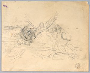 Angeli adoranti da Francis Augustus Lathrop