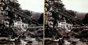 Bettws-y-Coed, Il ponte del minatore da Francis Bedford