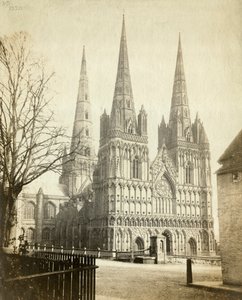 Cattedrale di Lichfield, Staffordshire da Francis Bedford