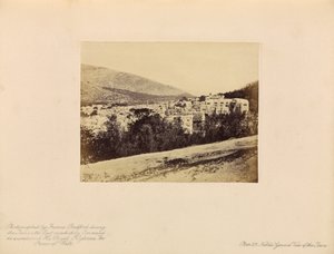 Nablûs - Vista generale della città da Francis Bedford