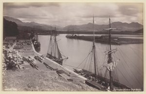 Porto di Portmadoc da Borth da Francis Bedford