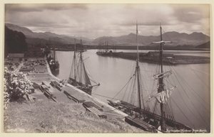 Porto di Portmadoc da Borth, 1860-94