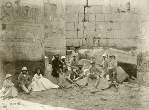 La festa del Principe di Galles nel Tempio di Karnak