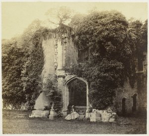 Rovina del Castello di Raglan a Monmouthshire da Francis Bedford