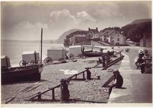 Sidmouth, estremità occidentale della passeggiata da Francis Bedford
