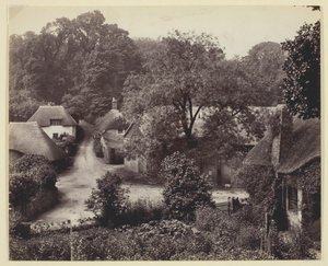 Senza titolo [cottage con tetto di paglia] da Francis Bedford