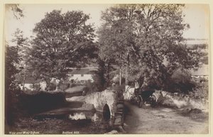 Vista vicino a Wear Gifford, 1860-94 da Francis Bedford