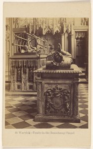 Warwick - Tombe nella cappella di Beauchamp da Francis Bedford
