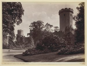 Castello di Warwick, dal cortile esterno da Francis Bedford