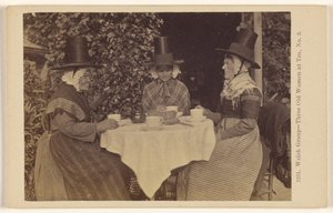 Gruppo gallese - Tre anziane donne al tè, n. 3 da Francis Bedford