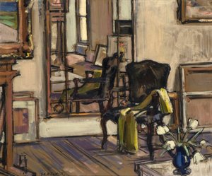 Interno, Regent Terrace, Edimburgo, 1932-33 da Francis Campbell Boileau Cadell