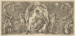Udito (Auditus), da Quinque Sensuum (Cinque Sensi) da Francis Cleyn