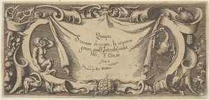 Tavola del titolo, da Quinque Sensuum Five Senses