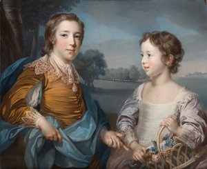 Ritratto di Joseph (1741-1786) e di suo fratello John Gulston (1750-1764) da Francis Cotes