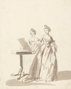 Studio per il ritratto della principessa Louisa e della regina Caroline Matilda di Danimarca