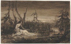 Figure in un paesaggio da Francis Danby