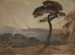 Brughiera di Hampstead, tramonto da Francis Danby