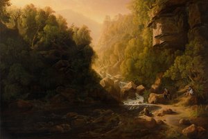 Il torrente di montagna da Francis Danby