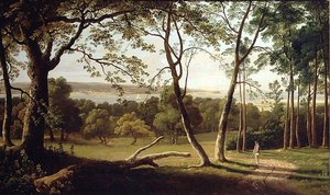 La tenuta di Powderham, Devon da Francis Danby