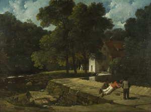 Il mulino da tabacco, Stapleton, c.1822 da Francis Danby