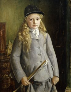 Ritratto di una Ragazza, in Abito da Cavallerizza da Francis Dodd