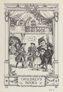 Un altro libro di versi per bambini: Libri per bambini (litografia) da Francis Donkin Bedford