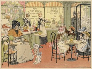 Libro dei negozi di Bedford: Pasticcere (litografia a colori) da Francis Donkin Bedford