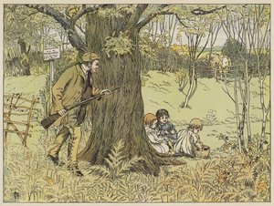 Game-Keeper (litografia a colori) da Francis Donkin Bedford