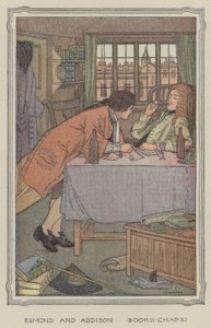 Illustrazione per La storia di Henry Esmond (litografia a colori) da Francis Donkin Bedford