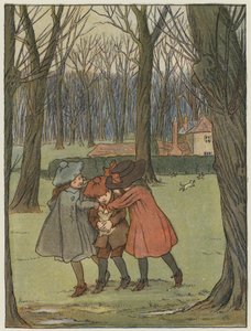 Londra: Nei giardini di Kensington (litografia a colori) da Francis Donkin Bedford