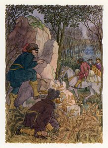 Merrie England: Agguato (litografia a colori) da Francis Donkin Bedford