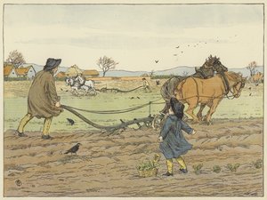 Aratore (litografia a colori) da Francis Donkin Bedford