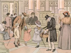 La banca, da "Il libro dei negozi". da Francis Donkin Bedford