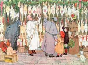 Il pollivendolo, 1899. Dal libro dei negozi, 1899