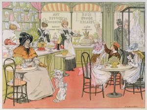 La bottega del tè, da "Il libro delle botteghe".